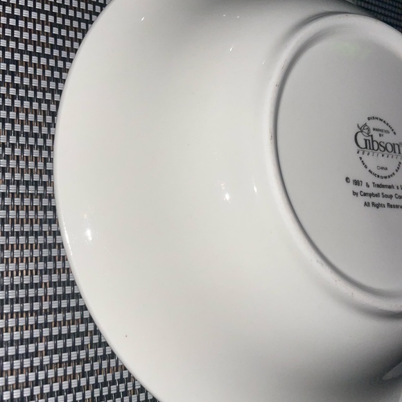 Campbell’s Soup Salad Bowls 6x / 8” Vintage Gibson Red White Campbells - Picture 5 of 8